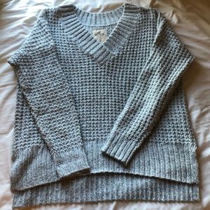 Light Grey Knit Hollister Sweater